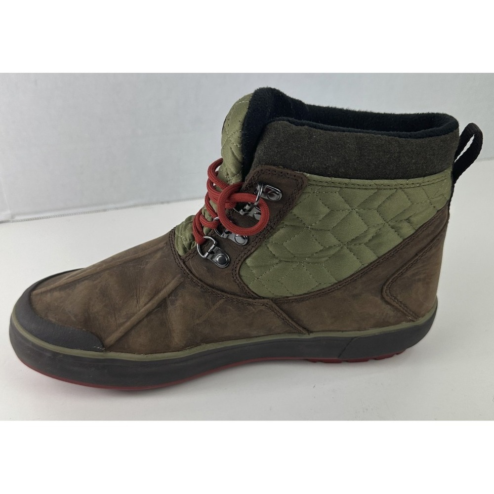 Keen Elsa Boot II Quilted Brown Green Red Lace Waterproof Bootie Women's 9.5 - Picture 3 of 13